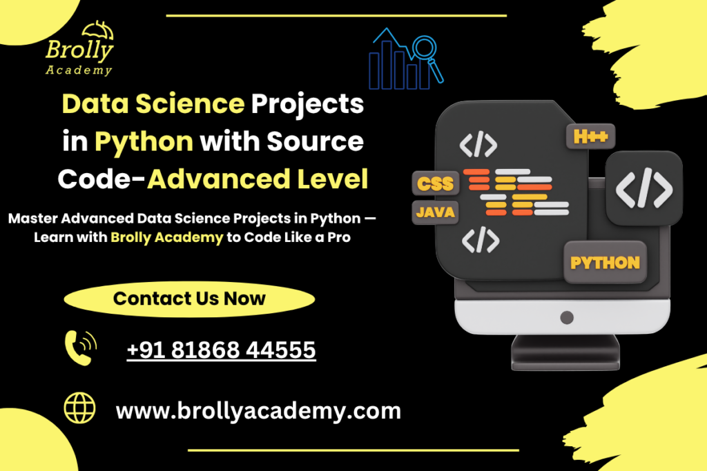Data Science projects in python using source code