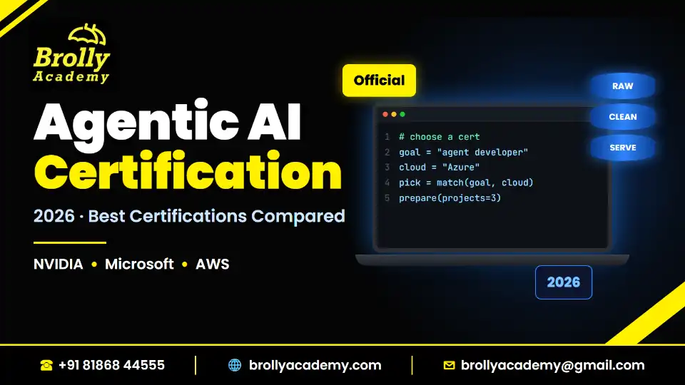 Agentic AI Certification 2026: Best Options Compared, Brolly Academy