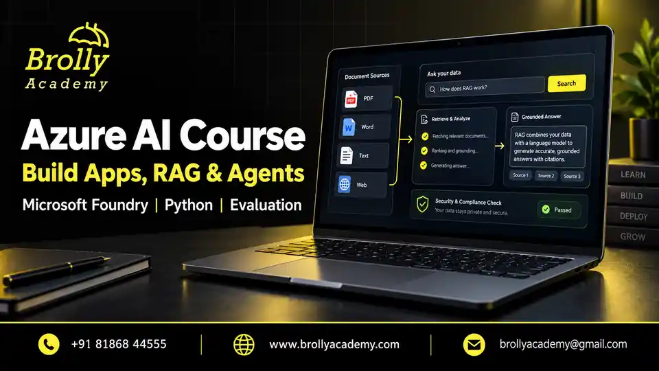 Azure AI Course at Brolly Academy: build apps, RAG and agents with Microsoft Foundry
