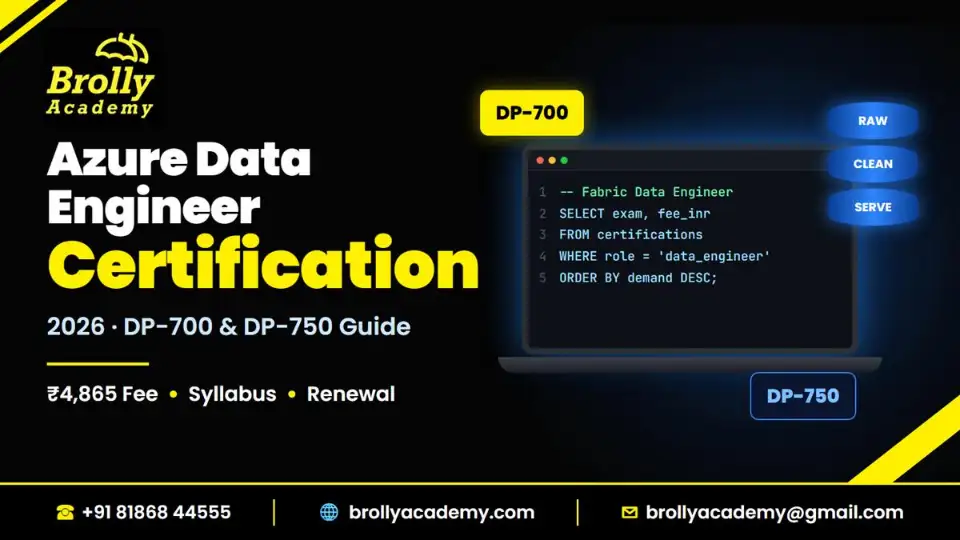 Azure data engineer certification 2026 DP-700 and DP-750 guide – Brolly Academy