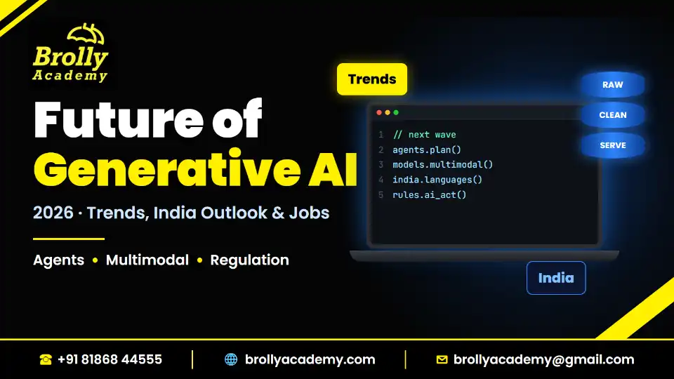 Future of Generative AI 2026 guide by Brolly Academy