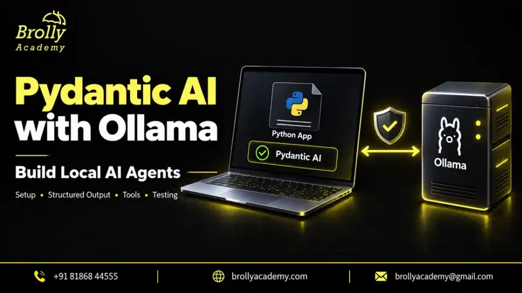 Pydantic AI with Ollama: build local AI agents with a Python application, local model server and validation checks.
