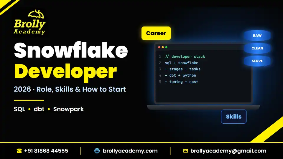 Snowflake Developer 2026 guide by Brolly Academy
